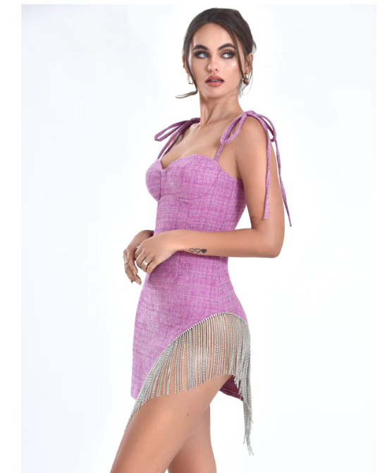 High quality womens runway nightclub cocktail party dress