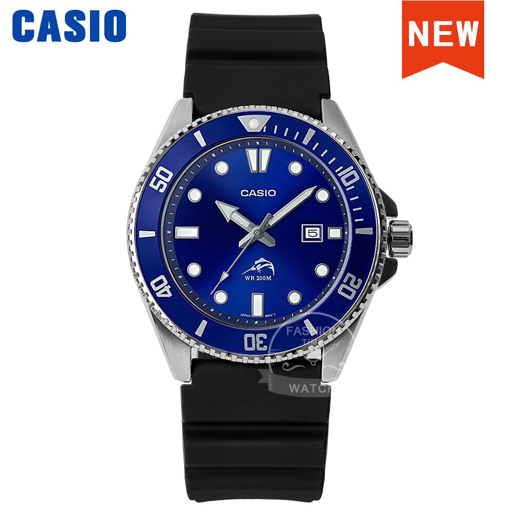 Casio men diving top brand luxury set quartz 200m waterproof sport military watch