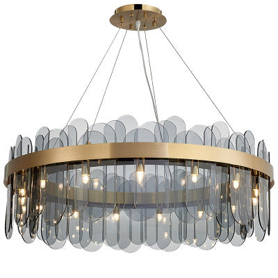 Modern Light Luxury Living Room Bedroom Lamp Crystal Chandelier Dimmable Ceiling Chandelier