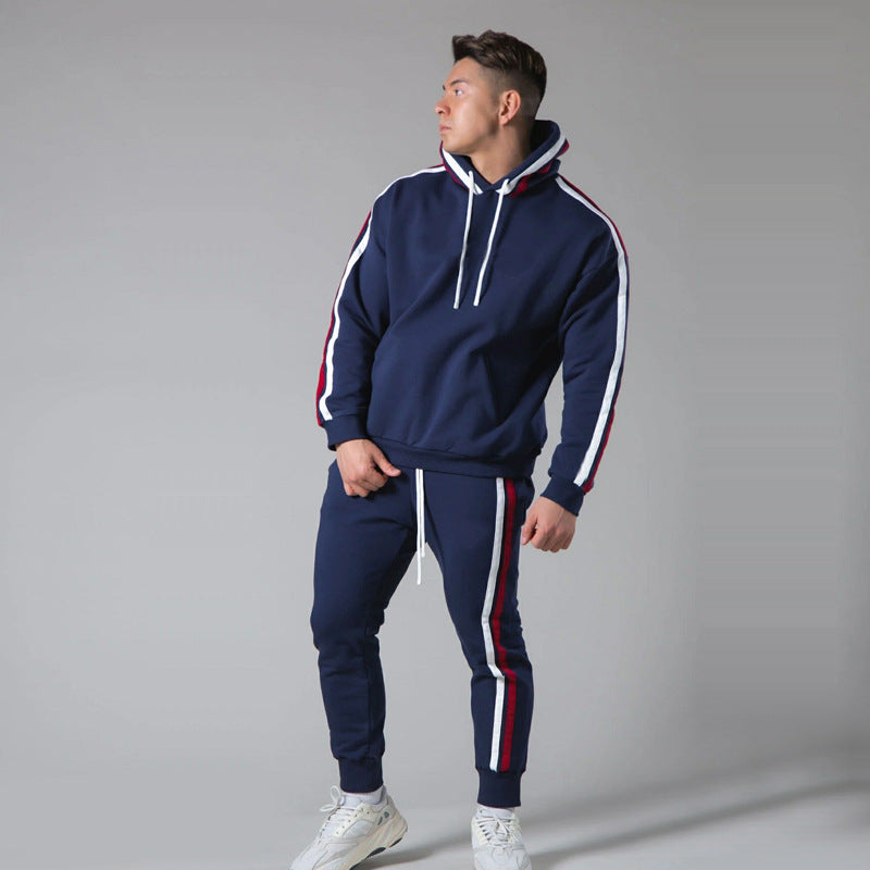 Customized High Quality Fitness Men's Tracksuit Set Tech Fit Jogger Suit Blank Sports Men Jogger Sets