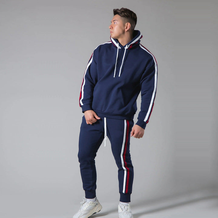 Customized High Quality Fitness Men's Tracksuit Set Tech Fit Jogger Suit Blank Sports Men Jogger Sets