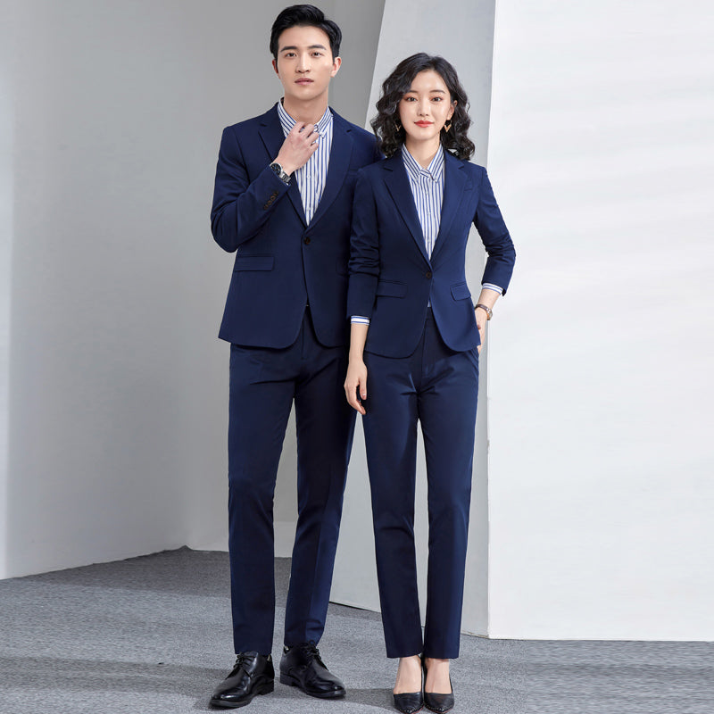 Soft Fabric Wholesale High-Quality Latest Design Unisex 2 Piece Same Designs for Men and Women Formal Business Suits