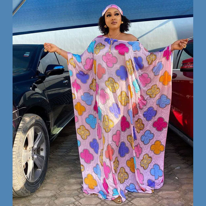 Long Maxi Dress 2020 African Dresses for Women Dashiki Summer Plus Size Dress Ladies Traditional African Clothing Dreess