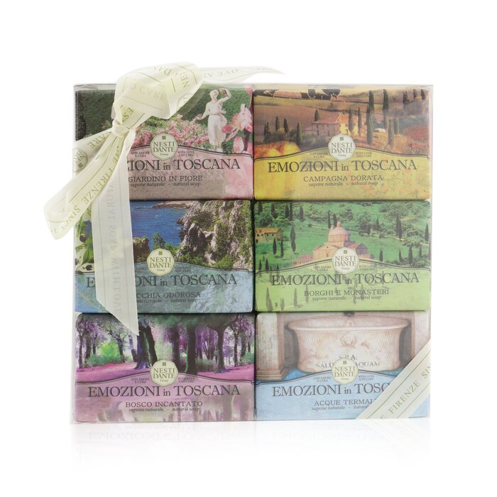 NESTI DANTE - Emozioni in Toscana the Collection Gift Set (#Gardino in Flore, #Campagna Dorata, #Macchia Odorosa, #Borghi E Mona