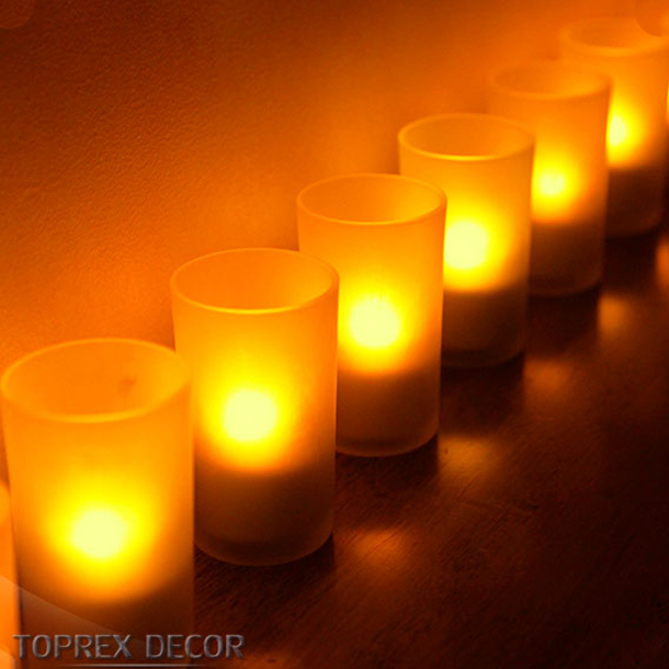 12pcs set flameless candle holders wedding table decorations decor