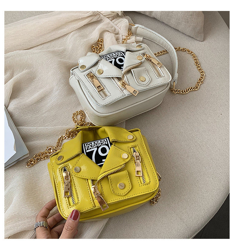 Small chain jacket crossbody bag girls mini purse Apparel & Accessories > Handbag & Wallet Accessories