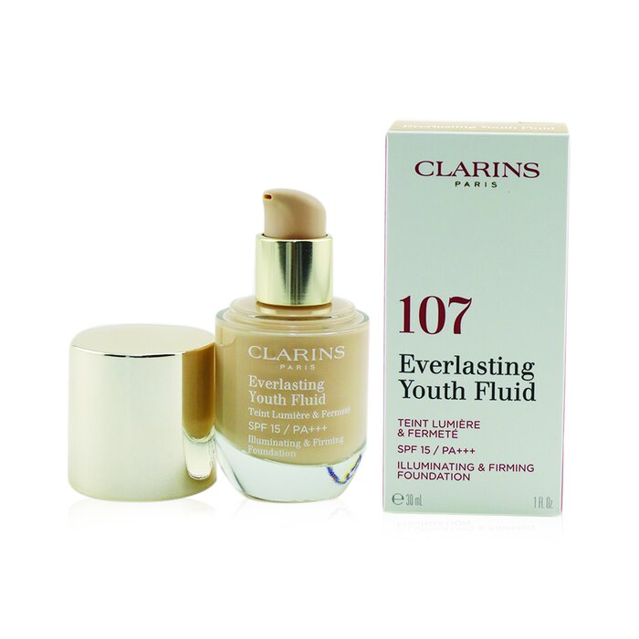 CLARINS - Everlasting Youth Fluid Illuminating & Firming Foundation SPF 15 30ml/1oz