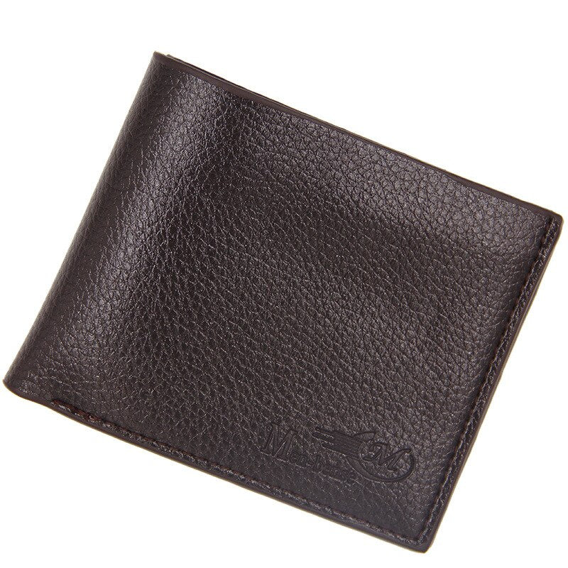 Men wallets high quality slim card photo holder coin pocket