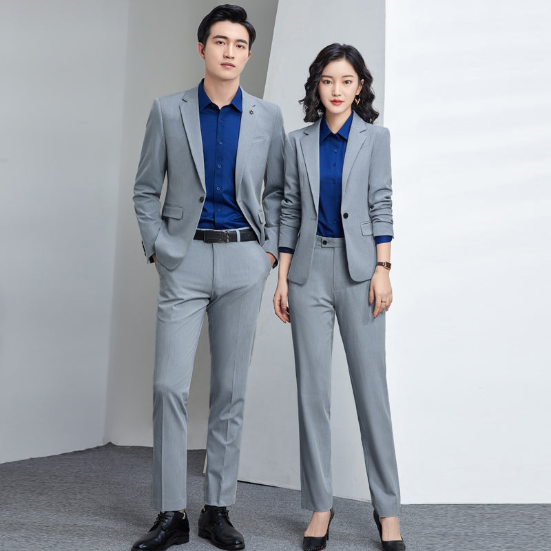 Soft Fabric Wholesale High-Quality Latest Design Unisex 2 Piece Same Designs for Men and Women Formal Business Suits