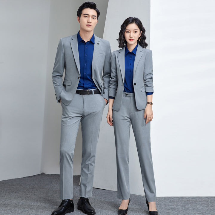 Soft Fabric Wholesale High-Quality Latest Design Unisex 2 Piece Same Designs for Men and Women Formal Business Suits