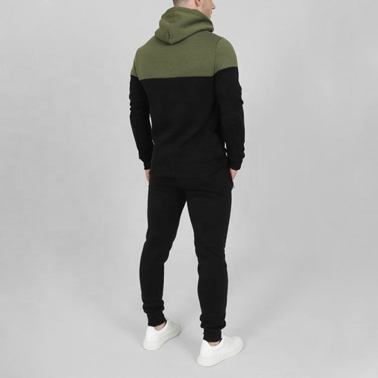 Trendy Pullover Hood Tracksuit Sets Bulk Running Sports Wear Jogging Suits Sweatsuit Men