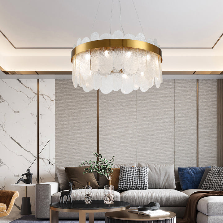 Modern Light Luxury Living Room Bedroom Lamp Crystal Chandelier Dimmable Ceiling Chandelier