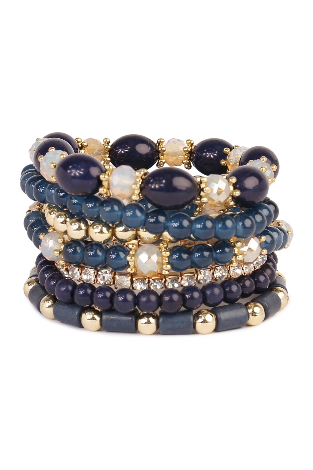 Multibead stackable bracelet