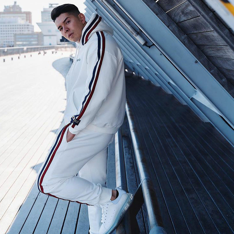 Customized High Quality Fitness Men's Tracksuit Set Tech Fit Jogger Suit Blank Sports Men Jogger Sets