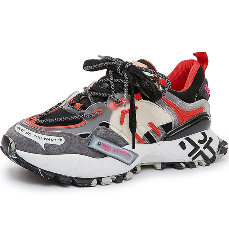 Colorful mens sneakers breathable chunky Apparel & Accessories > Shoes trainers