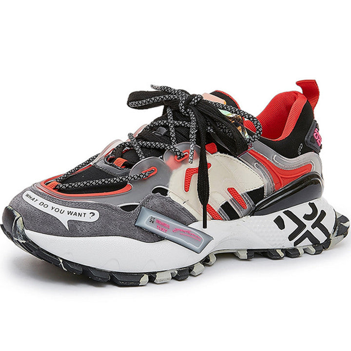 Colorful mens sneakers breathable chunky Apparel & Accessories > Shoes trainers