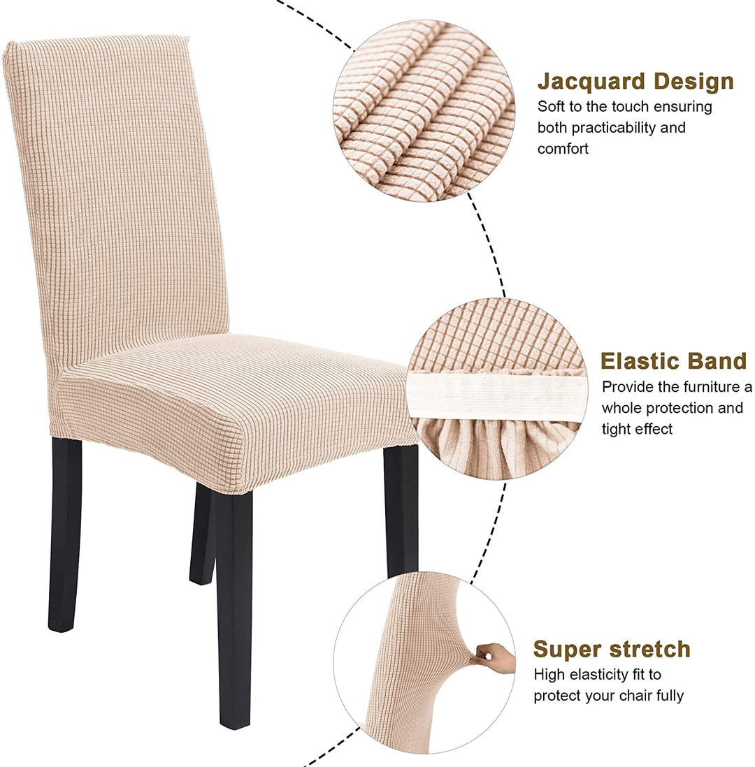 Stretch dining room chair slipcovers spandex