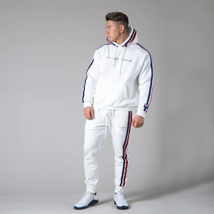 Customized High Quality Fitness Men's Tracksuit Set Tech Fit Jogger Suit Blank Sports Men Jogger Sets